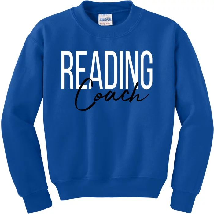 Reading Coach Literacy Coach Teacher Gift Kids Sweatshirt