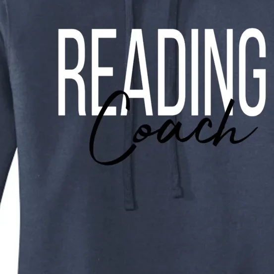 Reading Coach Literacy Coach Teacher Gift Women's Pullover Hoodie