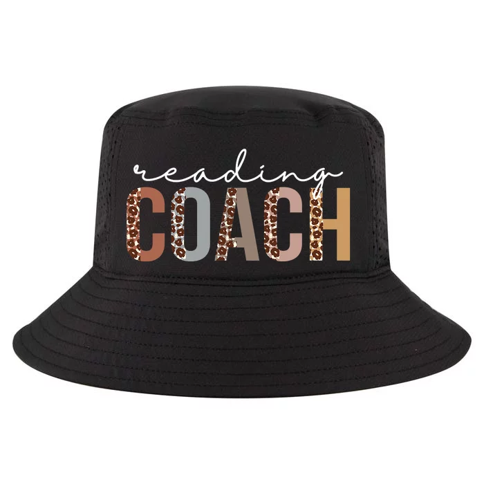 Reading Coach Leopard Appreciation Funny For Women For Work Cool Comfort Performance Bucket Hat