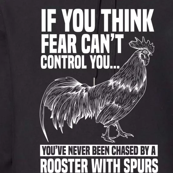 Rooster Chicken Lover Animal Premium Hoodie