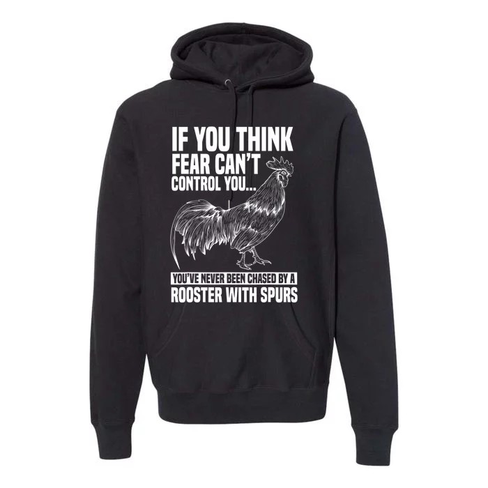 Rooster Chicken Lover Animal Premium Hoodie