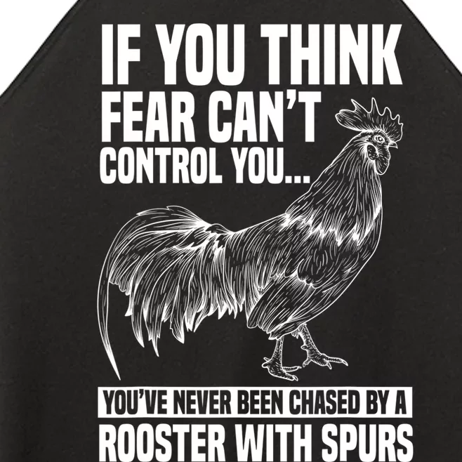 Rooster Chicken Lover Animal Women’s Perfect Tri Rocker Tank