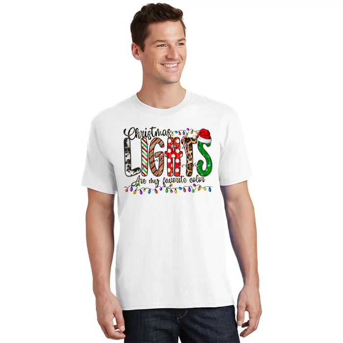 Retro Christmas Lights Are My Favorite Christmas T-Shirt