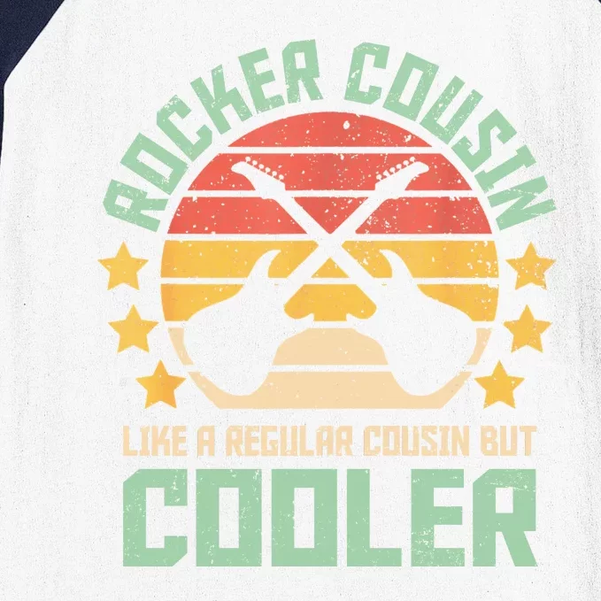 Rocker Cousin Like A Regular Cousin But Cooler Baseball Sleeve Shirt