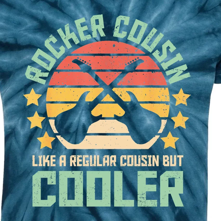 Rocker Cousin Like A Regular Cousin But Cooler Kids Tie-Dye T-Shirt