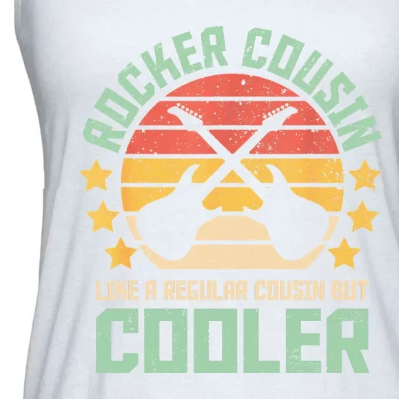 Rocker Cousin Like A Regular Cousin But Cooler Ladies Essential Flowy Tank