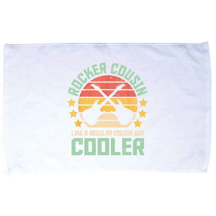 Rocker Cousin Like A Regular Cousin But Cooler Microfiber Hand Towel