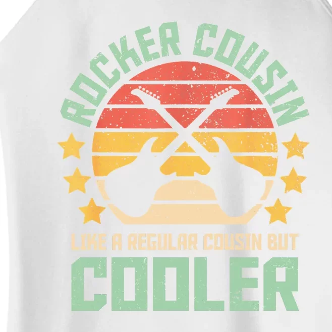 Rocker Cousin Like A Regular Cousin But Cooler Women’s Perfect Tri Rocker Tank