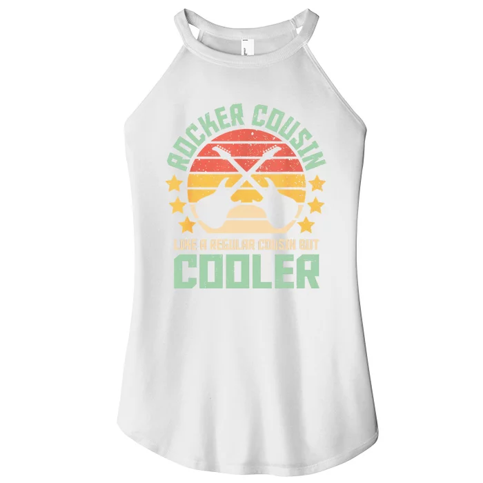 Rocker Cousin Like A Regular Cousin But Cooler Women’s Perfect Tri Rocker Tank