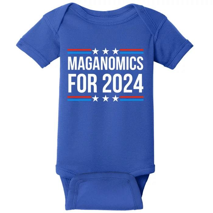 Republican Conservative Maganomics 2024 Pro Trump Gift Baby Bodysuit