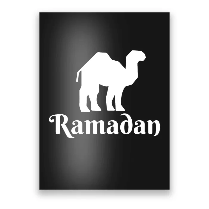 Ramadan Camel Muslim Gift Ramadan Mubarak Poster