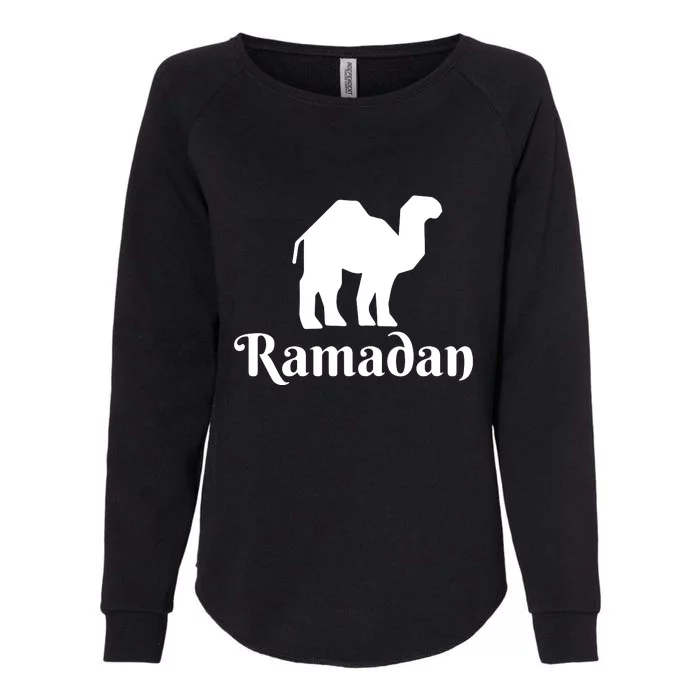 Ramadan Camel Muslim Gift Ramadan Mubarak Womens California Wash Sweatshirt