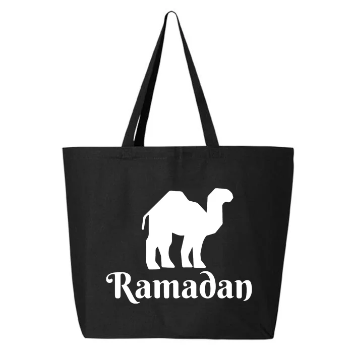 Ramadan Camel Muslim Gift Ramadan Mubarak 25L Jumbo Tote