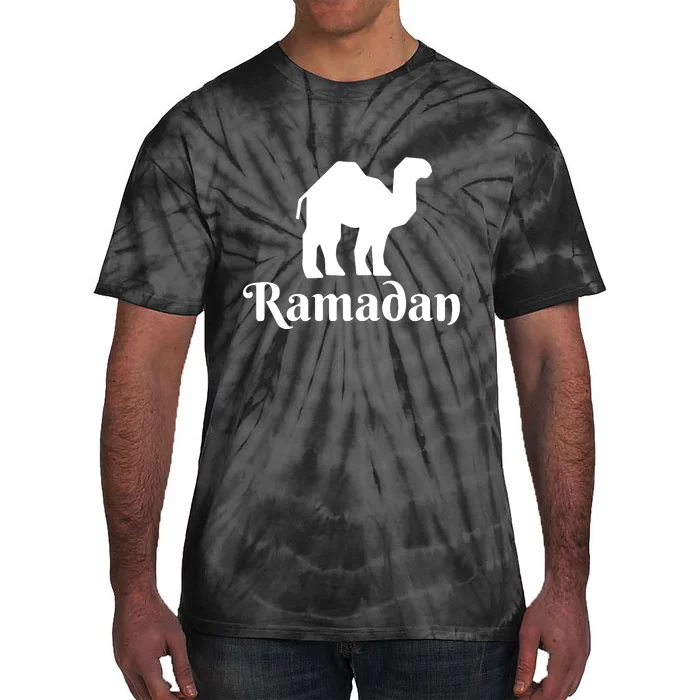 Ramadan Camel Muslim Gift Ramadan Mubarak Tie-Dye T-Shirt