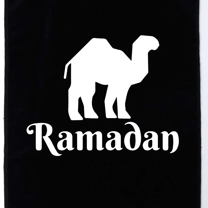 Ramadan Camel Muslim Gift Ramadan Mubarak Platinum Collection Golf Towel