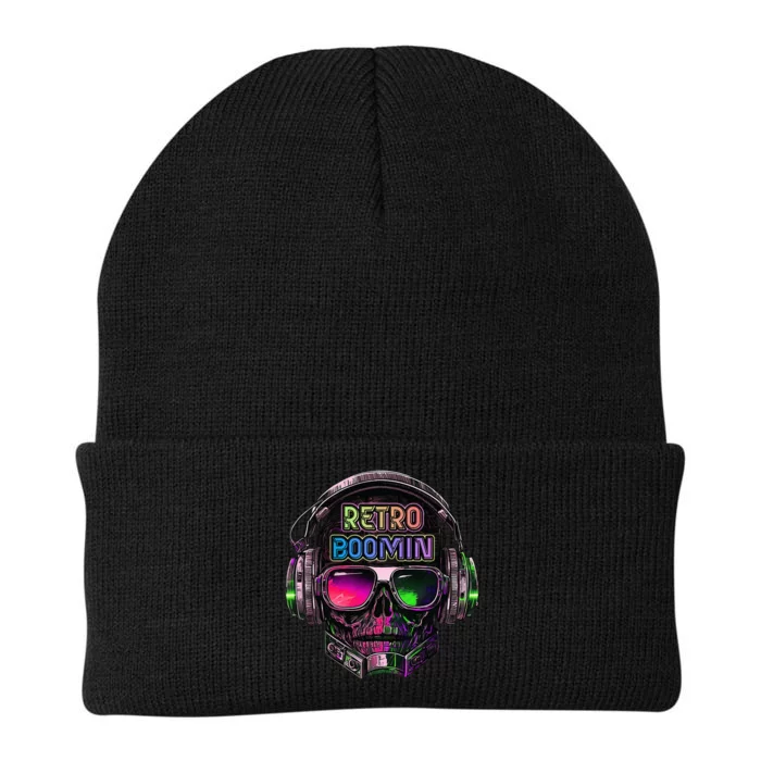 Retro Cool Music Skull Design Apparel Knit Cap Winter Beanie