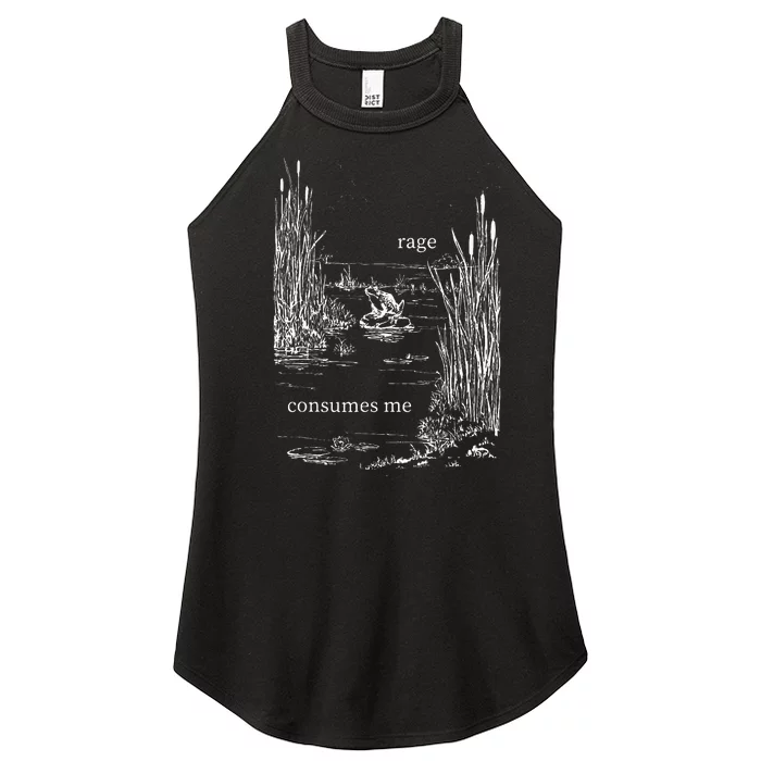 Rage Consumes Me Women’s Perfect Tri Rocker Tank