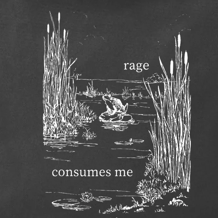 Rage Consumes Me Zip Tote Bag