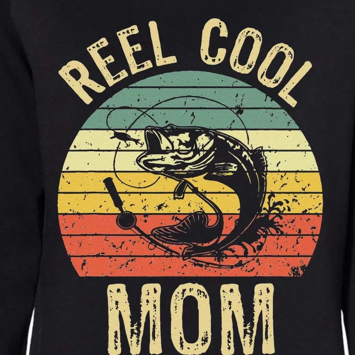 Reel Cool Mom Fishing Gifts Fishing Lovers Retro Womens California Wash Sweatshirt