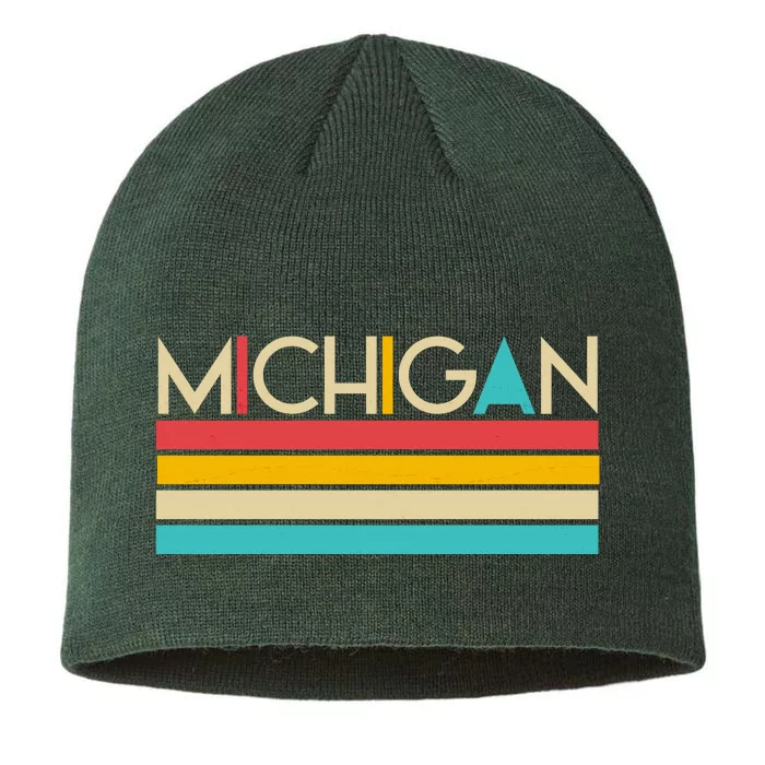 Retro Colors Michigan 8 1/2in Sustainable Knit Beanie