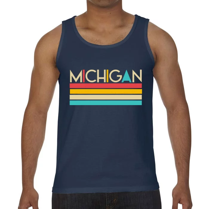 Retro Colors Michigan Comfort Colors® Tank Top