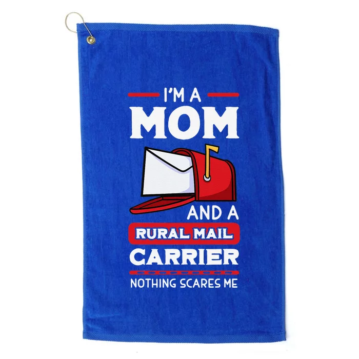 Rural Carriers Mom Mail Postal Worker Mother's Day Postman Platinum Collection Golf Towel