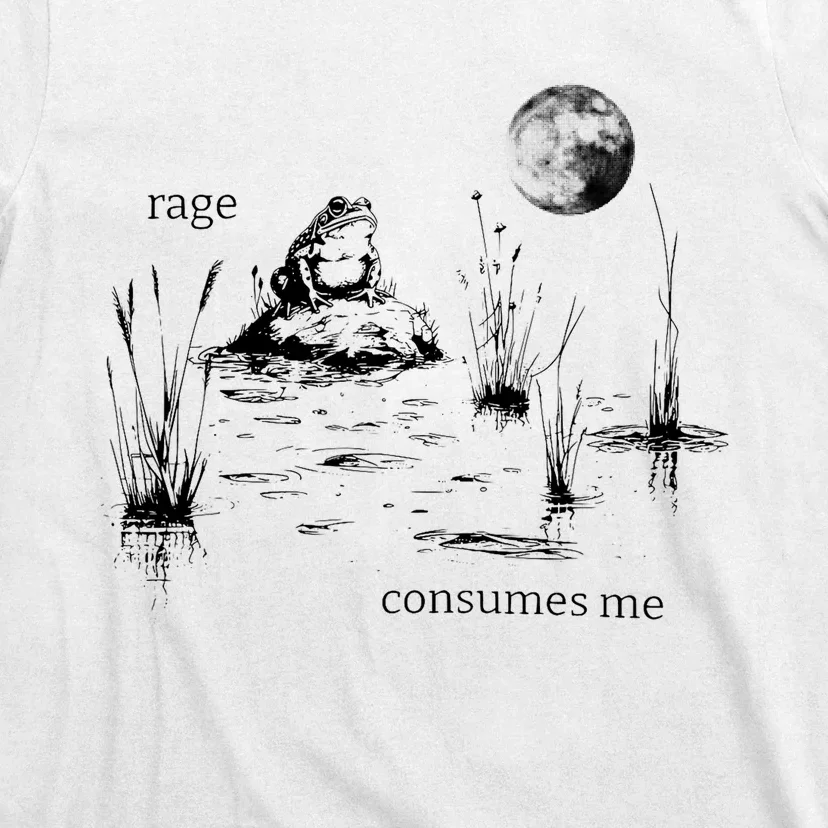 Rage Consumes Me Frog Funny T-Shirt