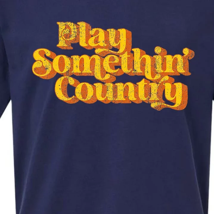 Retro Country Music Saying Funny 70's Sueded Cloud Jersey T-Shirt