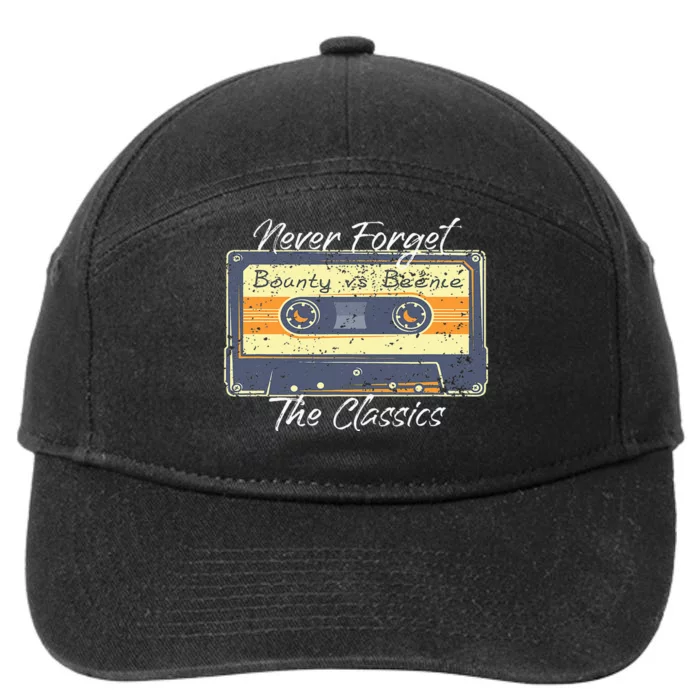 Retro Cassette Mix Tape 90s Dancehall Vintage Jamaican Music 7-Panel Snapback Hat