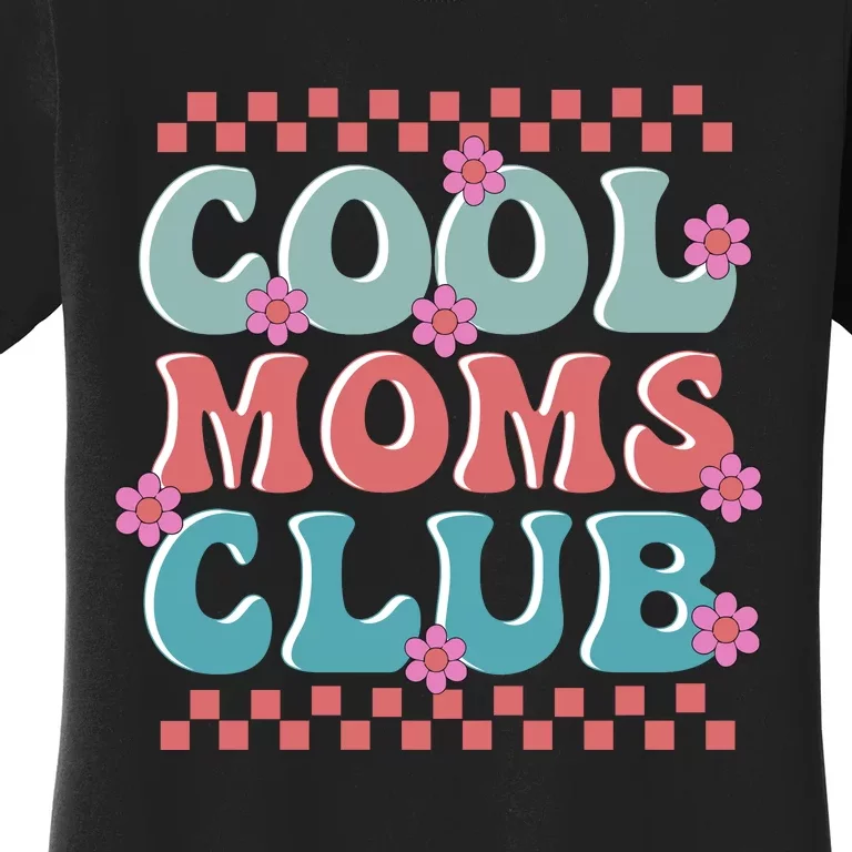 Retro Cool Moms Club Mothers Day Women's T-Shirt