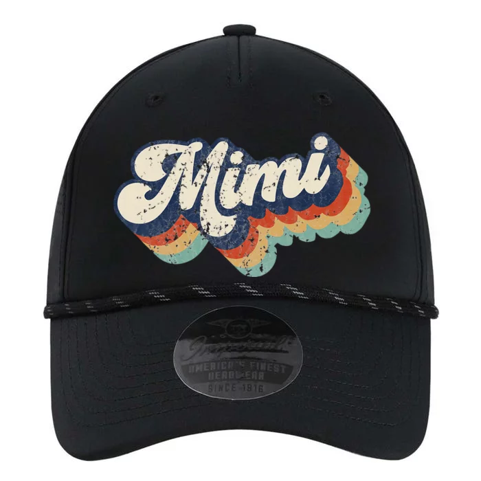 Retro Cute Mimi For Grandma Best Mimi Ever MotherS Day Performance The Dyno Cap