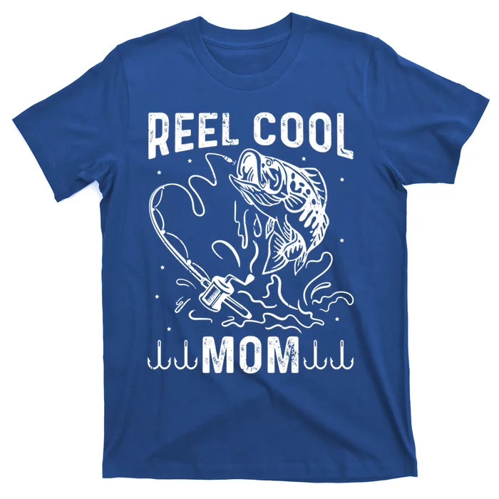 Reel Cool Mama Fishing Mom Fishing Lovers Retro Gift T-Shirt