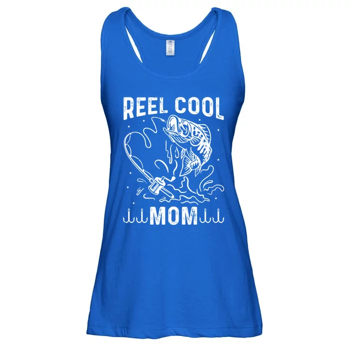 Reel Cool Mama Fishing Mom Fishing Lovers Retro Gift Ladies Essential Flowy Tank