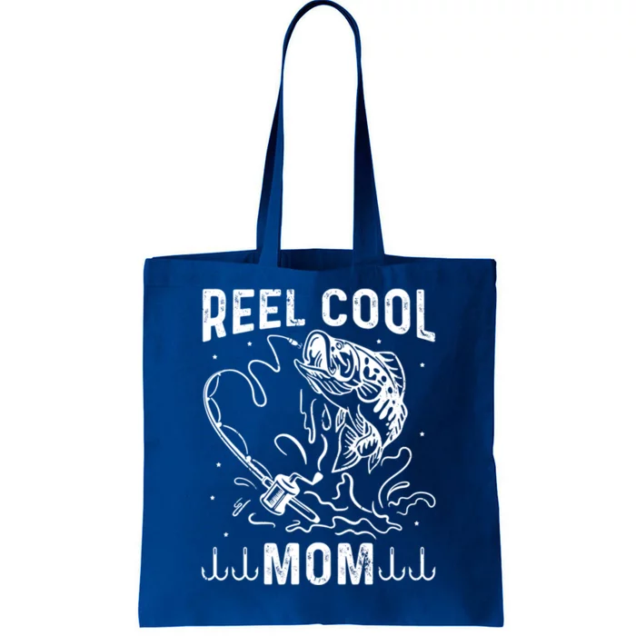 Reel Cool Mama Fishing Mom Fishing Lovers Retro Gift Tote Bag