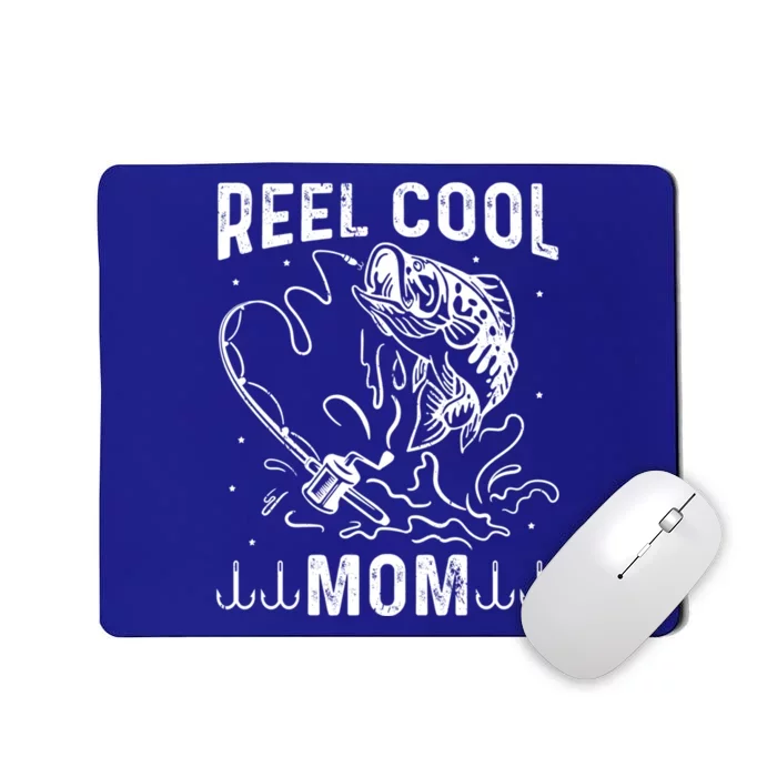 Reel Cool Mama Fishing Mom Fishing Lovers Retro Gift Mousepad