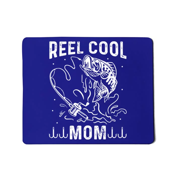 Reel Cool Mama Fishing Mom Fishing Lovers Retro Gift Mousepad