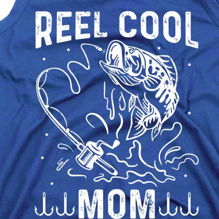 Reel Cool Mama Fishing Mom Fishing Lovers Retro Gift Tank Top