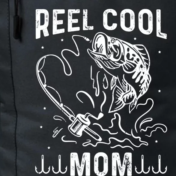 Reel Cool Mama Fishing Mom Fishing Lovers Retro Gift Daily Commute Backpack