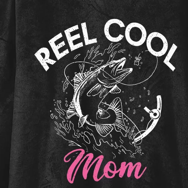 Reel Cool Mom Angling Hunting Fishing Hooded Wearable Blanket