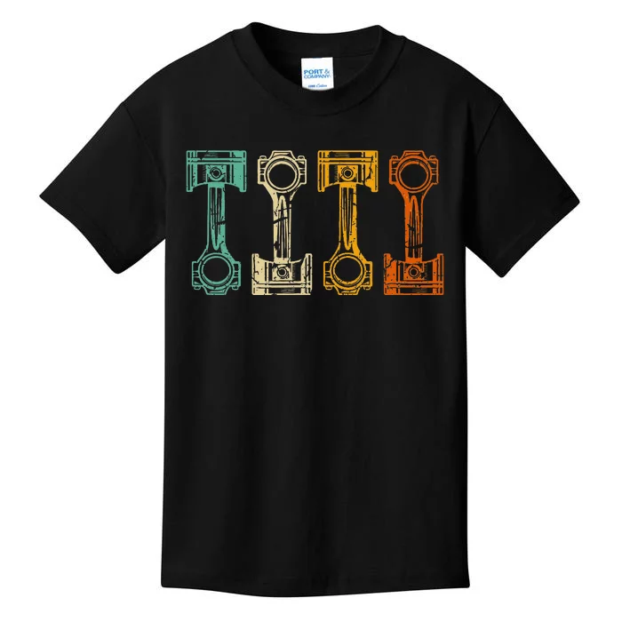 Retro Car Mechanic Vintage Tuner Kids T-Shirt