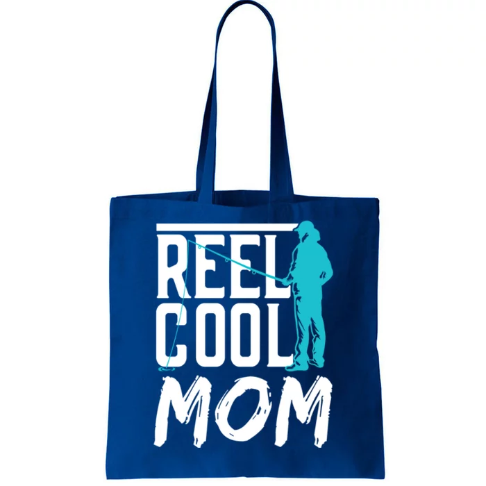 Reel Cool Mom Fisher Fish Hobby Fisher Fishing Mother Cool Gift Tote Bag