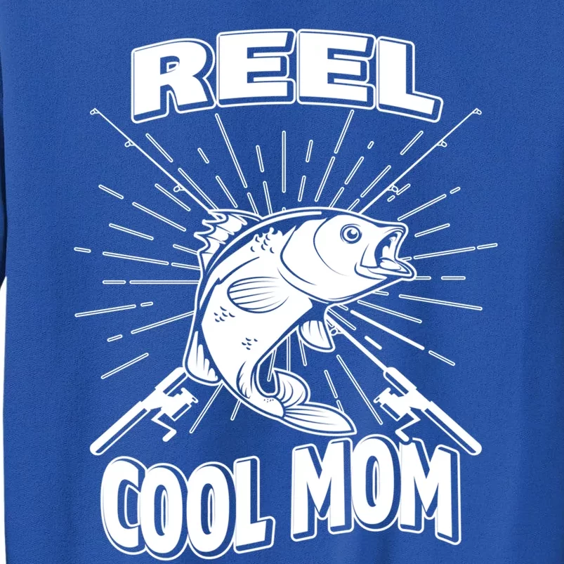 Reel Cool Mom Fishing 'S Hobby Pole Lake Gift Tall Sweatshirt