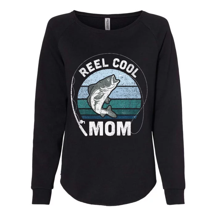 Reel Cool Mom Fishing Mothers Day Womens California Wash Sweatshirt