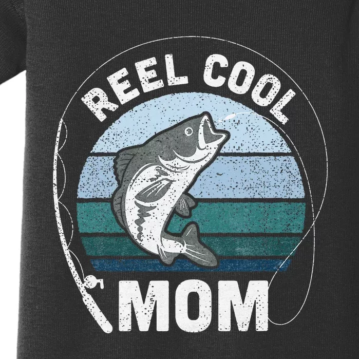 Reel Cool Mom Fishing Mothers Day Baby Bodysuit