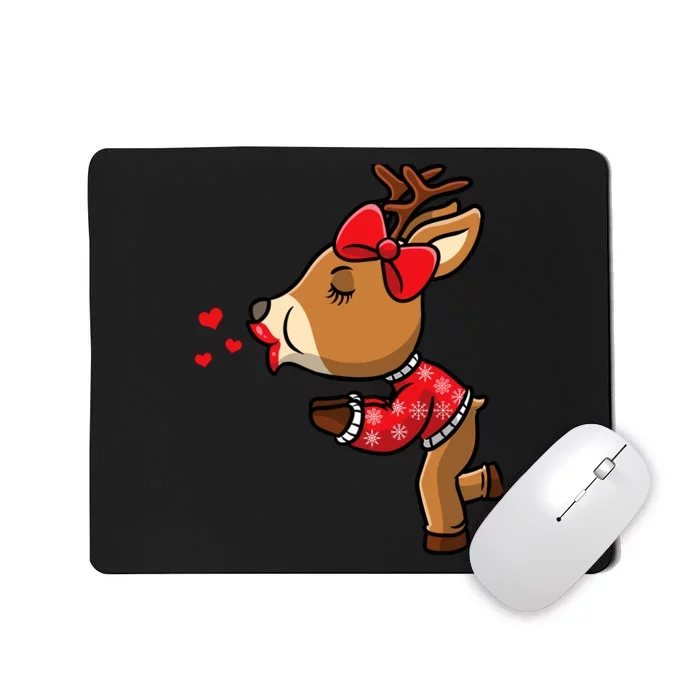 Reindeer Christmas Matching Couple Mousepad