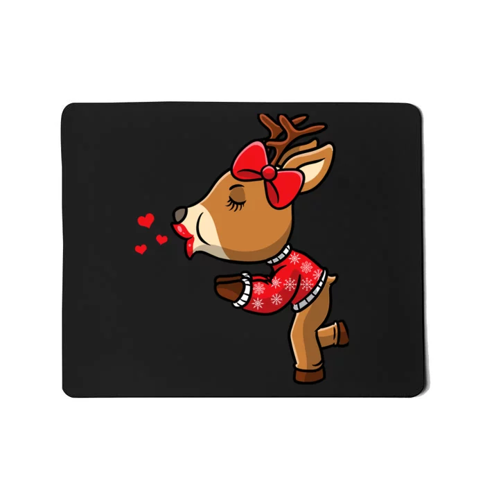 Reindeer Christmas Matching Couple Mousepad