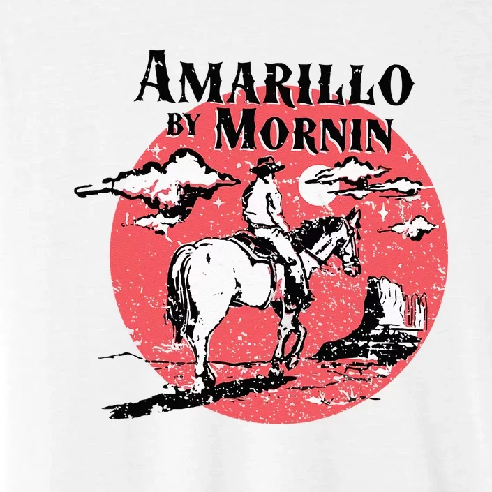 Retro Country Music Amarillo By Morning Western Cowboy Gift ChromaSoft Performance T-Shirt