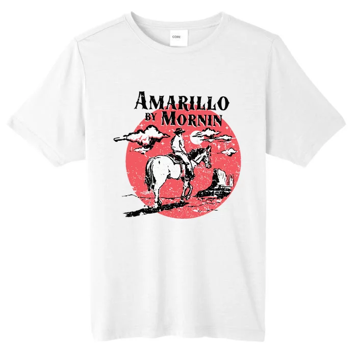 Retro Country Music Amarillo By Morning Western Cowboy Gift ChromaSoft Performance T-Shirt