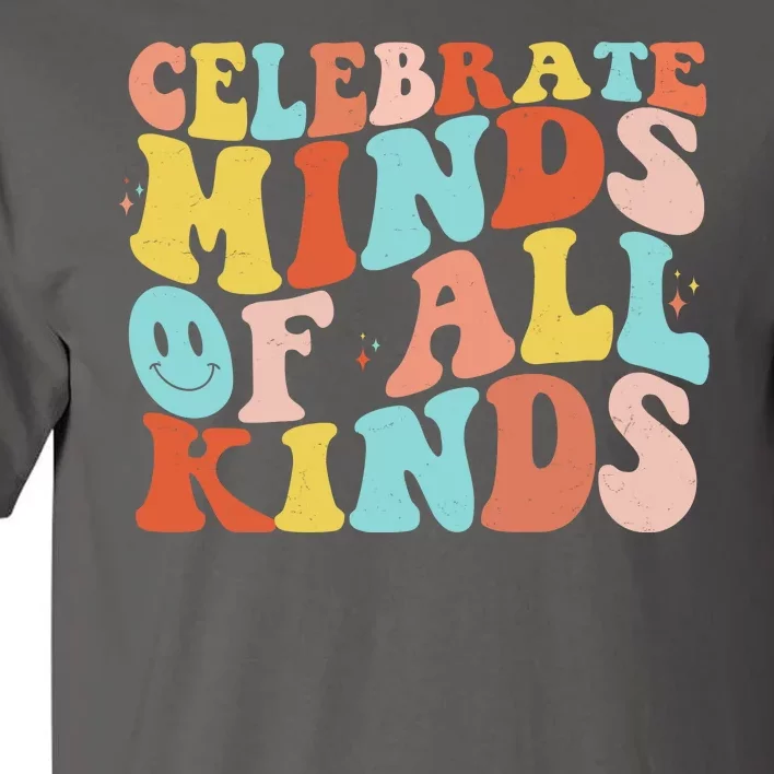 Retro Celebrate Minds Of All Kinds Tall T-Shirt