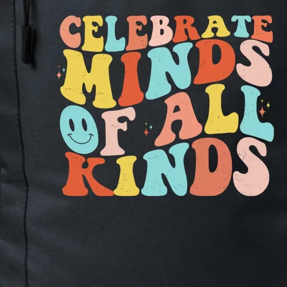 Retro Celebrate Minds Of All Kinds Daily Commute Backpack